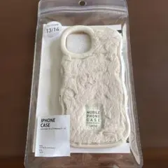 ふわふわウェーブスタンド ファー iPhoneケース 13/14用LAKOLE