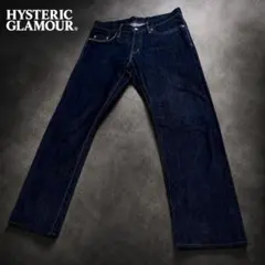 濃紺 HYSTERIC GLAMOUR スタッズ セルビッチ デニムパンツ 赤耳のサムネイル