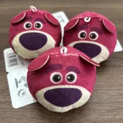 ディズニー　ピクサー プチプチドーム　ぬいぐるみ　マスコット　ロッツォ　3つ