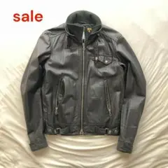 vintage ライダース　レザー　短丈　ギミック　アメカジ　ロック　バイカー