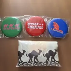 SUPER BEAVER 会場限定ガチャ　ミニトートバッグ&缶バッチ