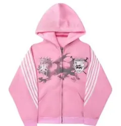 【新品】ピンクドラゴン/Cream Soda アーチロゴ ZIPパーカー(XL) 新品】ピンクドラゴン/Cream Soda アーチロゴ ZIPパーカー(XL) - メルカリ
