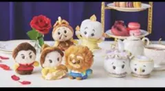 ディズニー 美女と野獣 うるぽちゃちゃん セット ぬいぐるみ　タグ付き