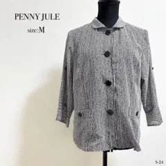 ☆美品☆ PENNY JULE ペニージュール ストライプジャケット Mサイズ