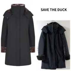 美品✨セーブザダック ロングコート ファー 1