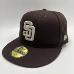NEW ERA ニューエラ 59FIFTY パドレス 2025 7 5/8 茶