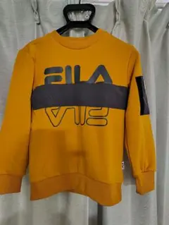 未使用品　FILA イエロートレーナー サイズ140　フリース