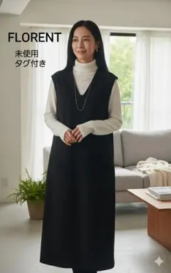 タグ付き FLORENT（フローレント）Vネック ロングドレスのサムネイル