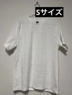 SHEEN UネックTシャツ 無地 白 ホワイトのサムネイル