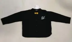 新品 未使用 子供 フタフタ Disney ミッキー シャツ 130 黒