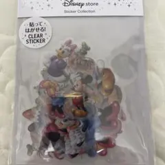 ディズニー クリアステッカー 25枚入り　貼って剥がせる　①