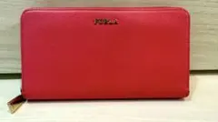 フルラ FURLA 長財布 ピンク レザー レディース