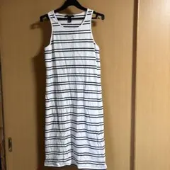 FOREVER 21 ボーダー ノースリーブ ミニワンピース ひざ丈ワンピース