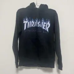 THRASHER フード付きスウェット ブラック