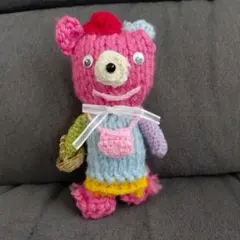 あみぐるみおしゃれなクマさん