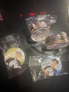 くら寿司ハイキュー!! 缶バッジ 木兎光太郎 赤葦京治 梟谷学園高校 4点セット