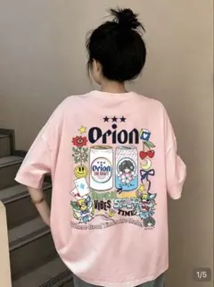 ScoLar Orion ビールコラボ 半袖Tシャツピンク3 XL 実物写真あり