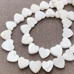 bi307/SALE！シェル◇可愛い♡ハート形　2連