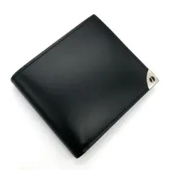 未使用✨ダンヒル レザー 二つ折り財布 ブラックのサムネイル