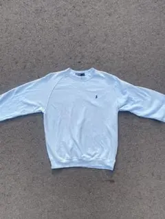 Polo by Ralph Lauren ライトブルー 短丈トレーナー