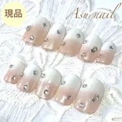 ストーンドット　ネイルチップ　現品限り