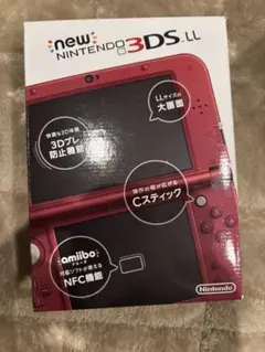【美品】即日発送　Newニンテンドー3DS LL メタリックレッド　本体