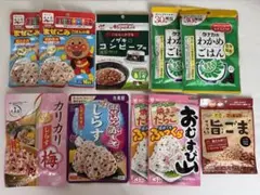 【お弁当応援】ふりかけ 混ぜ込みごはんの素 詰め合わせ 7種 10袋セットのサムネイル