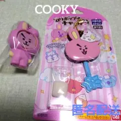 BT21 ガチャ フォトフレームマスコット＆ロリポップチョコチャーム COOKY