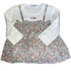 familiar ファミリア 長袖Tシャツ 80cm 花柄
