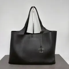 【未使用に近い】TOD’S / T タイムレス トート / ブラックのサムネイル