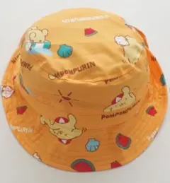 SALE　Sanrio　ポムポムプリン 10周年記念 バケットハット オレンジ