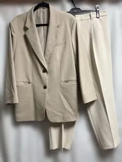 GU UNIQLO ジャケットXL パンツ3XL ベージュ2点セット