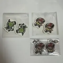 トントン/まじめにヤバシティ】アクリルチャーム＋フレークシール
