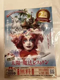 MAGIC SOLEIL 特別ご招待券 1枚4名様