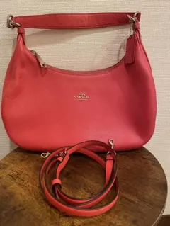 COACH ハーレーホーボーショルダー2wayバッグ オレンジ