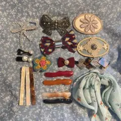 ヘアアクセサリー　ヘアピン　バレッタ　セット