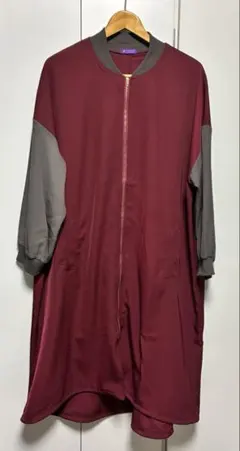 axes femme ボルドー ジップアップ トップスのサムネイル