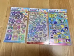 サンリオキャラクターズ　キラっとシール　3種