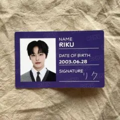 nct wish nct new team リク　RIKU トレカ　学生証