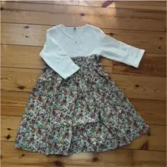 新品タグ付き green label relaxing 花柄スカートワンピース