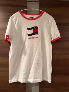TOMMY JEANS Tシャツ ホワイト リンガーのサムネイル