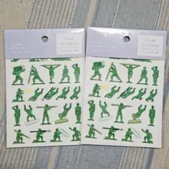 トイソルジャー柄 フィルムダイカットシール まとめ売り