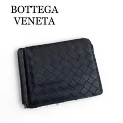 BOTTEGA VENETA マネークリップ 二つ折り財布 ブラックのサムネイル
