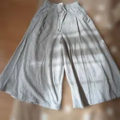 niko and... 　美品　スウェットパンツ　グレー ガウチョパンツ M