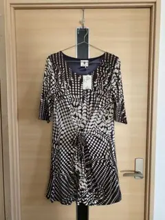 お値下げ❣️【新品未使用✨】タグ付き✨膝丈ワンピ 茶系 大人かわいい❤︎