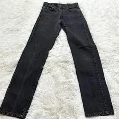 雰囲気◎リーバイス505 ブラックデニムパンツ　 後染94年USA製W30L32