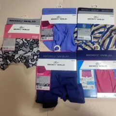 BODY WILD ボクサーパンツ Mサイズ 5点セット