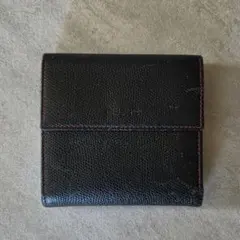 CELINE ブラック レザーウォレットのサムネイル