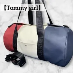 【Tommy girl】 トミーガール ボストンバッグ トリコロール 2way