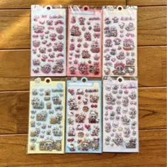 LABUBU ラブブ ボンボンドロップシール ぷくぷくシール シール帳